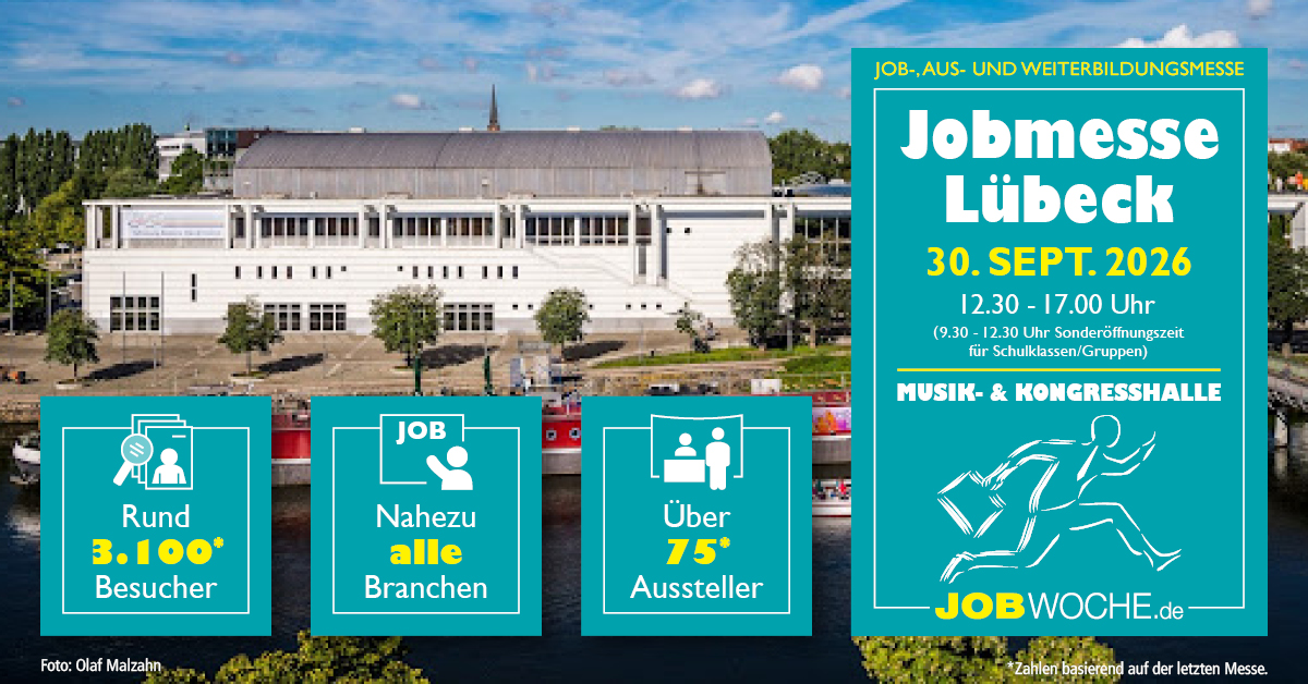 Jobmesse Lübeck am 30. September 2026